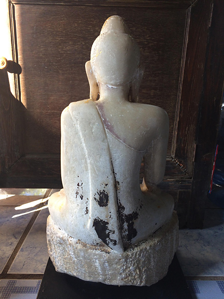พระพุทธรูปหินอ่อน ศิลปะพม่า สมัยม้ณฑเลย์