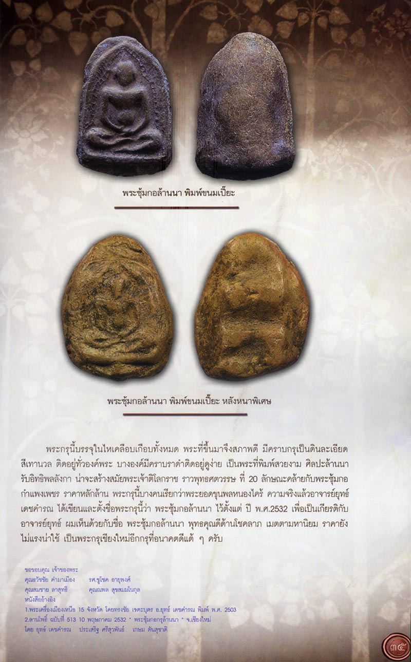 "พระซุ้มกอล้านนา"...หนังสือ Art of Siam ฉบับที่ 6