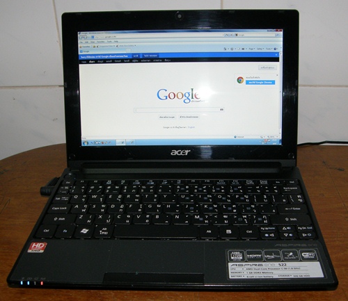 netbook acer aspire one 522 สภาพสวย ๆ พร้อมใช้ครับ แบตยังใช้ได้ดีครับ