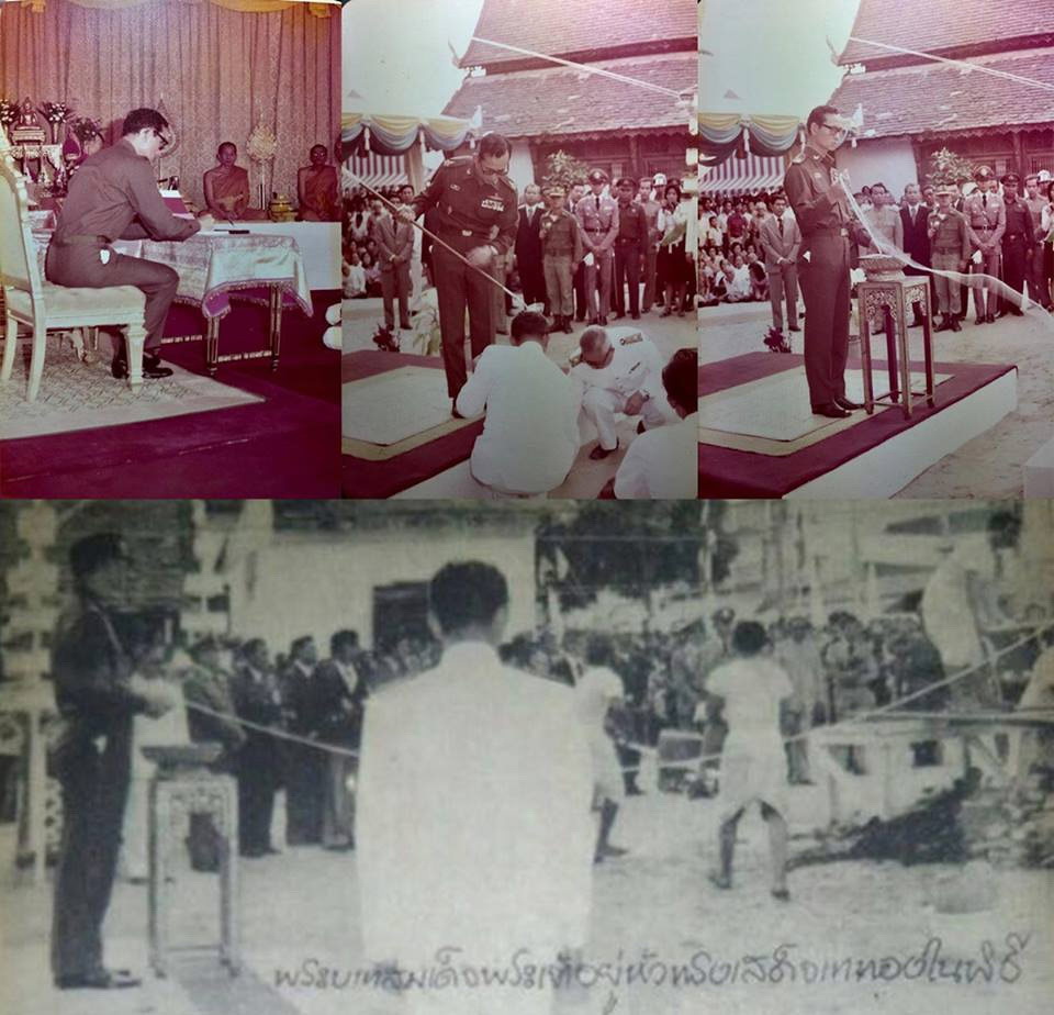 พระบูชาพุทธบุพพาภิมงคล ปี 2519 ขนาด 5.9 นิ้ว#ในหลวงรัชกาลที่ ๙ ทรงเสด็จเททอง