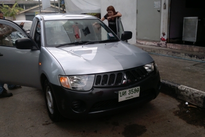 @@__ขายถูก__@@ MITSUBISHI TRITON ปี 07 เครื่อง1j (LPG)ประหยั ด เกียร์ออโต