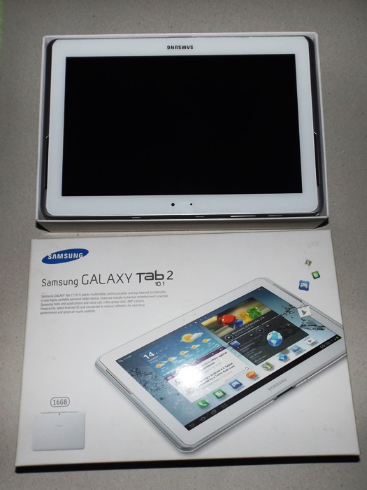 SUMSUNG  GALAXY  TAB2 10.1  16GB สีขาวสวยไร้ที่ติเคาะเดียวครับ