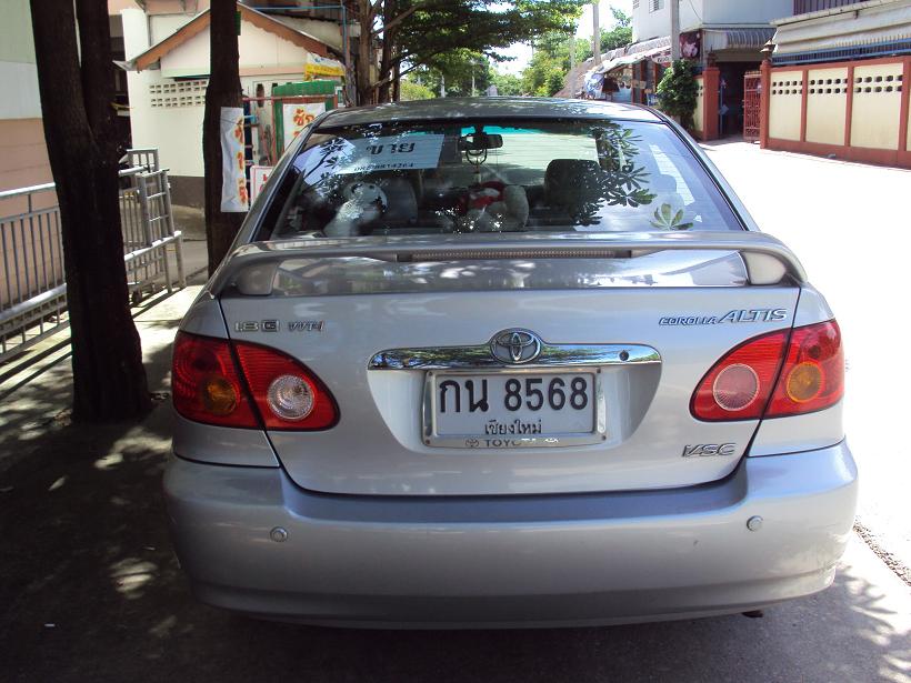 ขายรถเก๋งtoyotacororlla altis1.8G vvti.ครับ