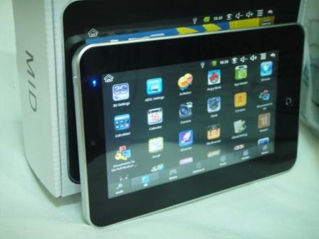 ใหม่Tablet Android 2.2สเปคแรงหน้าจอสัมผัส เคาะเดียว