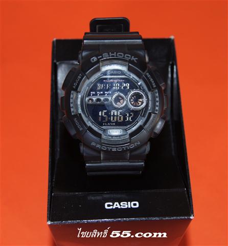 นาฬิกา casio g -shock gd-100-1bdr สภาพใหม่มากสวยมากครับ