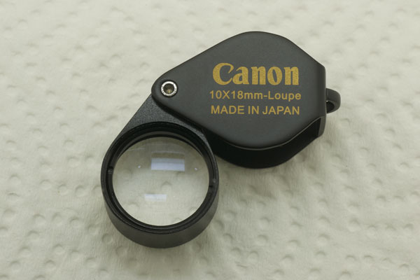 กล้องส่องพระ Canon doublet Canon Jewels Loup 10x (Made in Japan) (เคาะเดียว)
