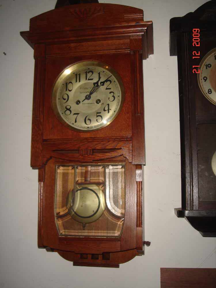 นาฬิกากระสือ ยุค ร.5 กระจกเจียร หน้าเขียนห้างรัตนมาลาเคาะเดียว