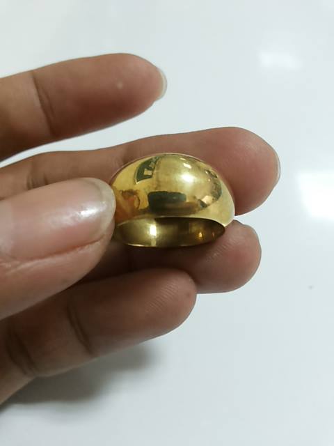 แหวนปลอกมีดหลวงปู่ดู่รุ่น3ปี32เนื้อทองเหลืองโค๊ตนะมีจาร