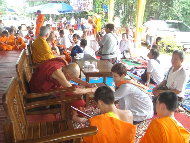 บรรยากาศงานวันพุทธาภิเษกวัตถุมงคล ครูบาสิทธิ  อภิวัณโณ รุ่นสิทธิมหามงคล ๙๑