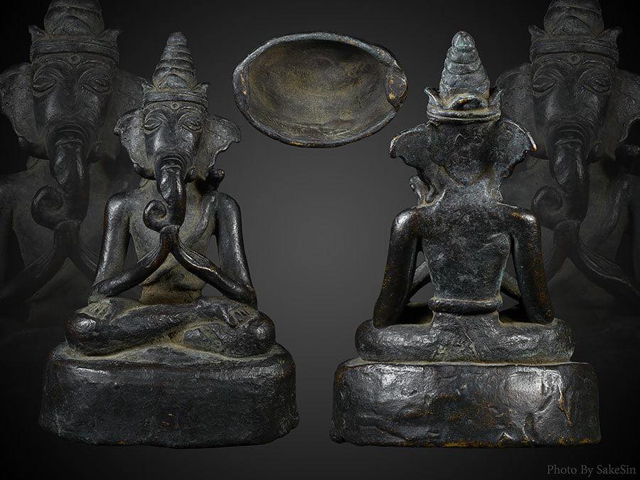 พระพิฆเนตร ศลิปะล้านนา หล่อโบราณ