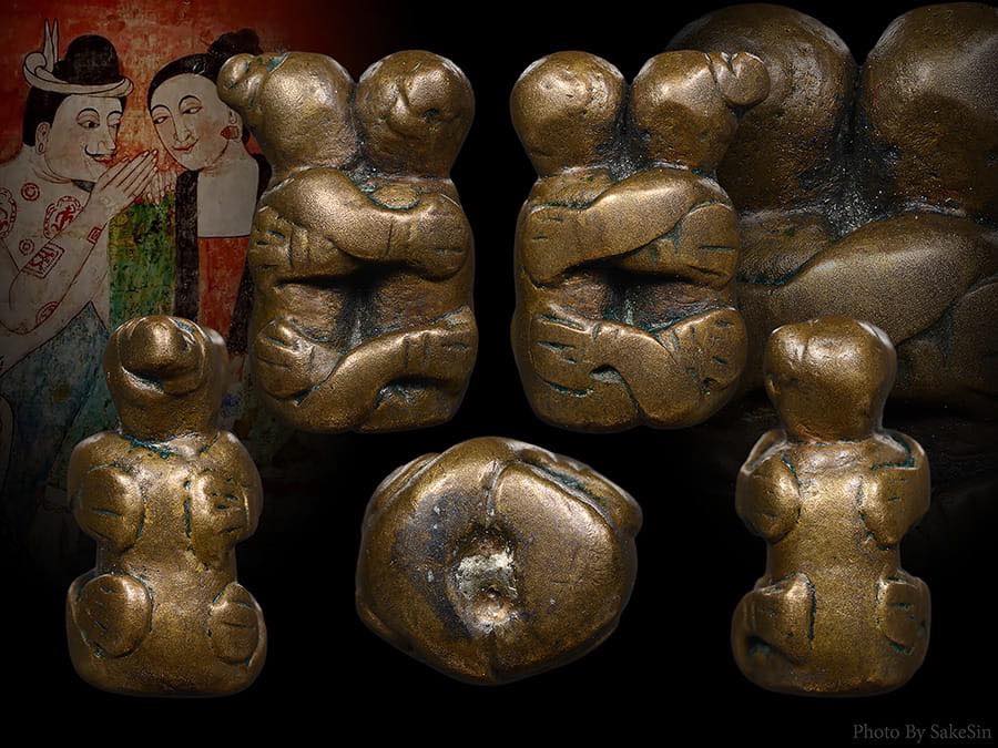 อิ่นล้านนา หล่อโบราณ เนื้อทองแดงเถือน