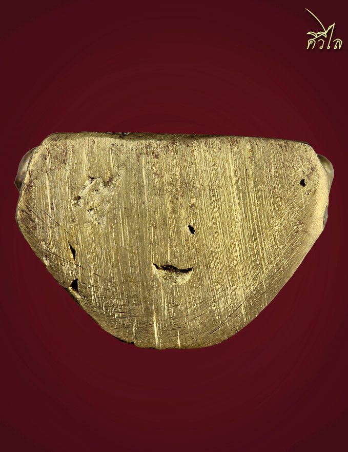 รูปหล่อโบราณรุ่นแรกครูบาอิน อินโท วัดฟ้าหลั่ง เนื้อทองผสม ก้นตัน​