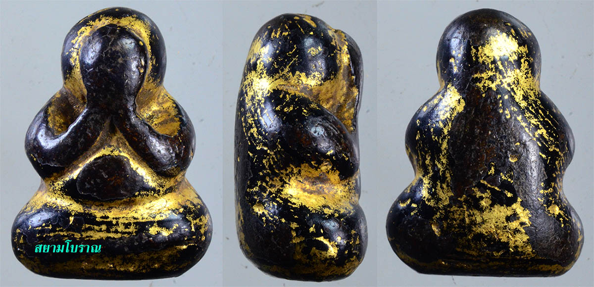 #15475 พระปิดตาลอยองค์ จุ่มรักปิดทอง