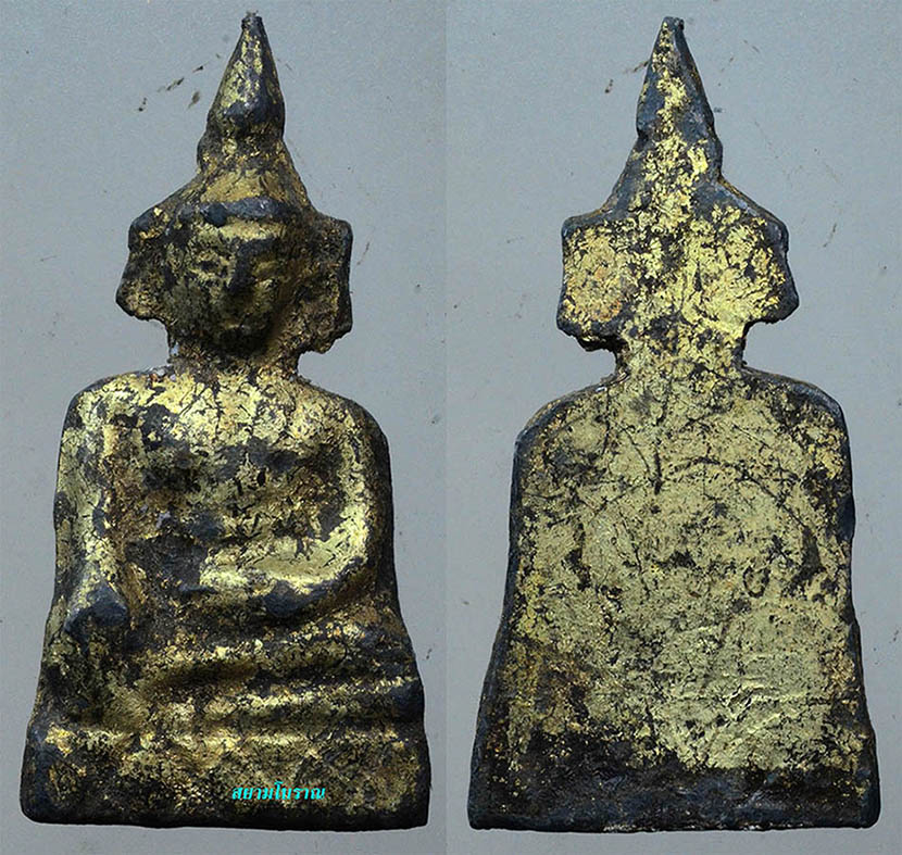 #18065พระเชียงแสนตุ๊กตาเล็ก เนื้อตะกั่ว