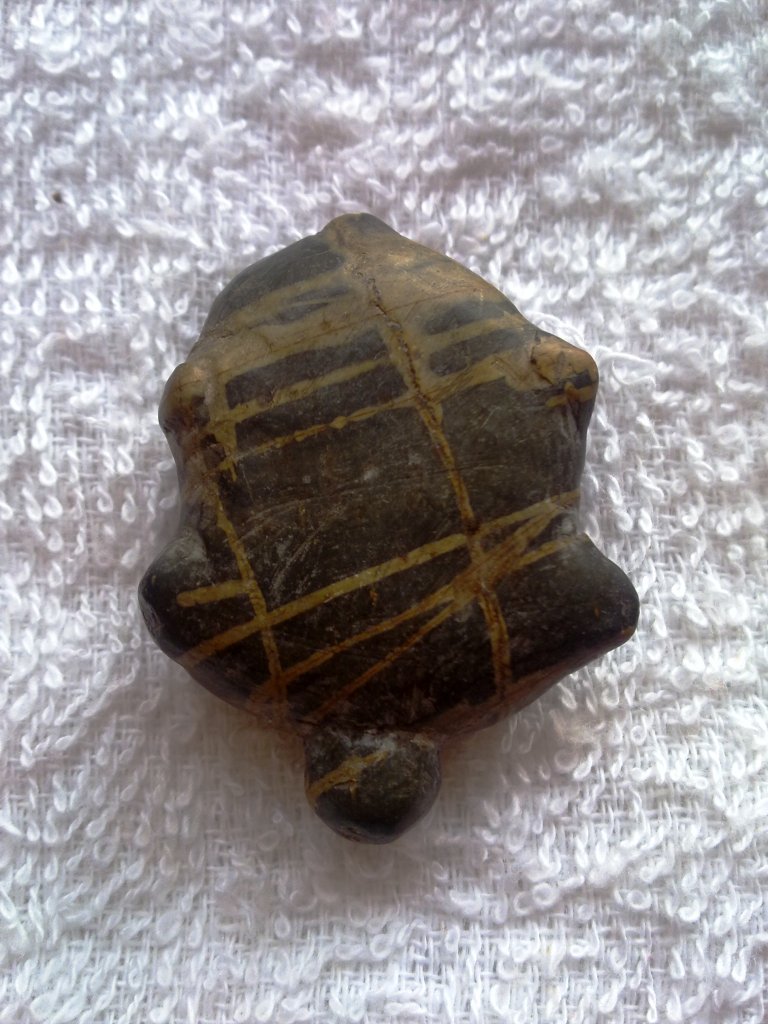หินแกะรูปเต่า จากพม่า
