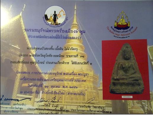 รวมใบประกาศพระชนะประกวด(ผมที่2ครับ)