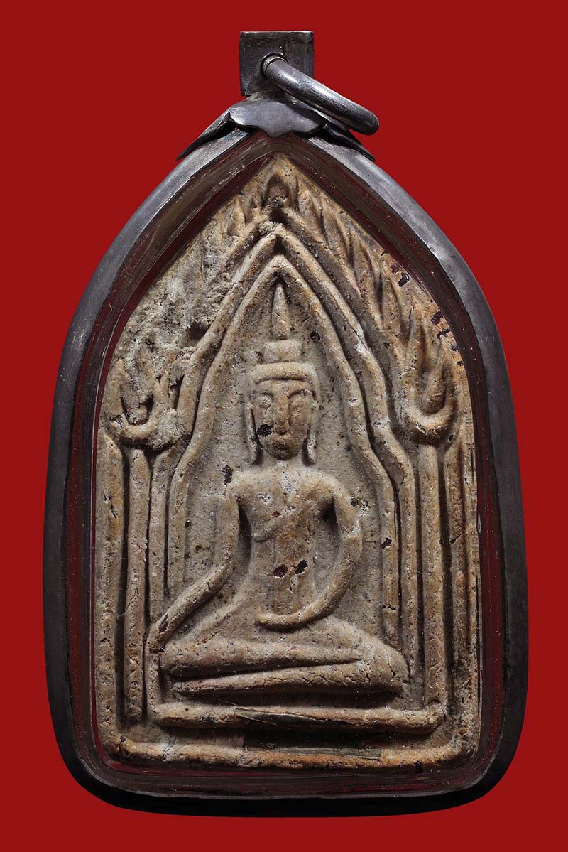 พระะขุนแผนครูบาจันต๊ะ รุ่น2 ตะกรุดเงิน