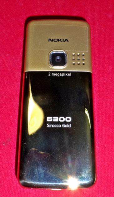 NOKIA 6300 sirocco gold ( สินค้าฝาก-หลุด ).