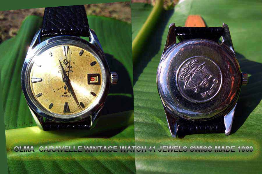 นาฬิกา แนว VINTAGE OLMA AUTO MATIC 41 JEWELS