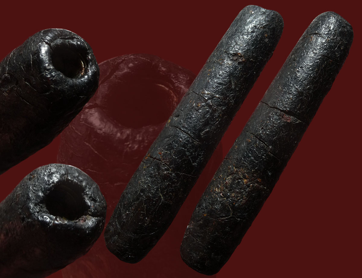 ตะกรุดพอกครั่ง หลวงพ่อทองสุข วัดโตนดหลวง