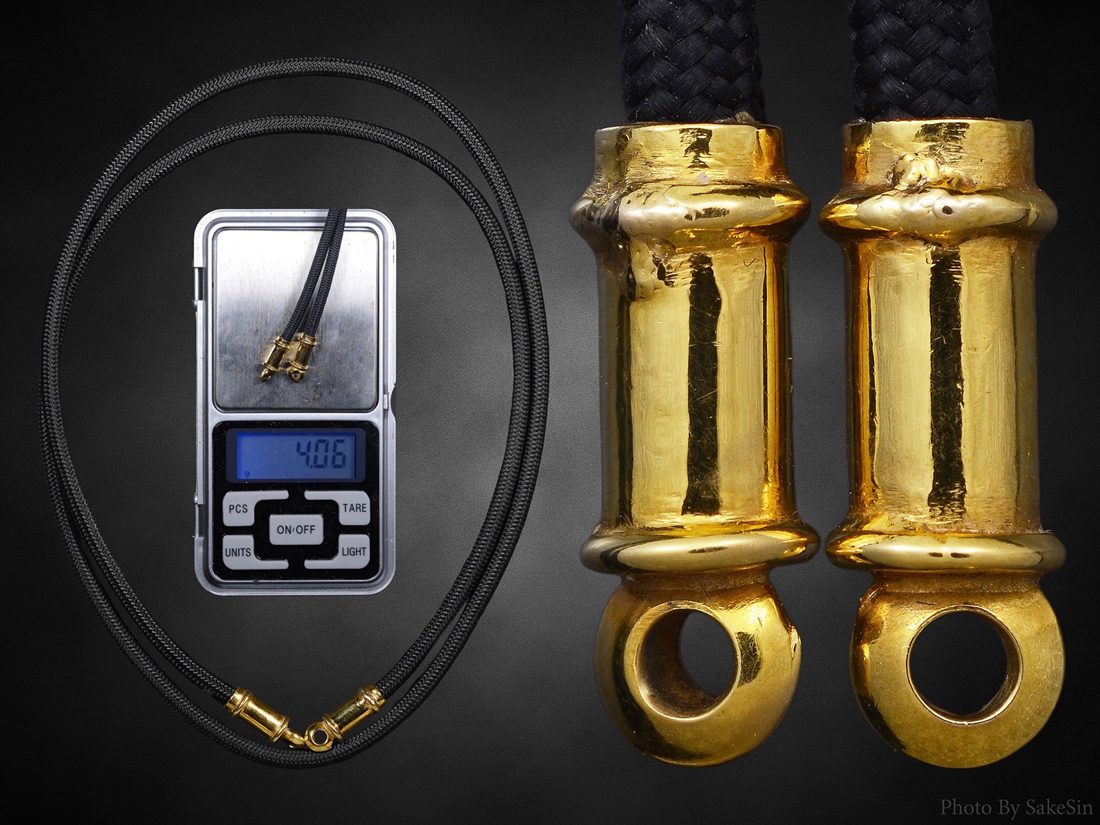 สร้อยเชือกร่ม หัวจรวดทองแท้