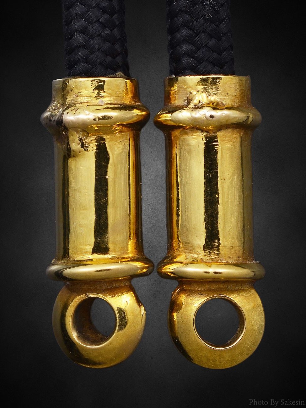 สร้อยเชือกร่ม หัวจรวดทองแท้